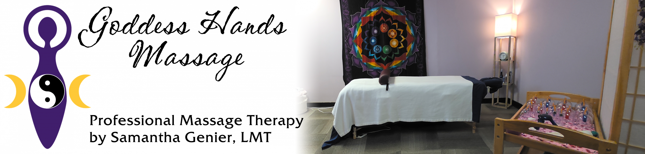 Panoramic view of the space.